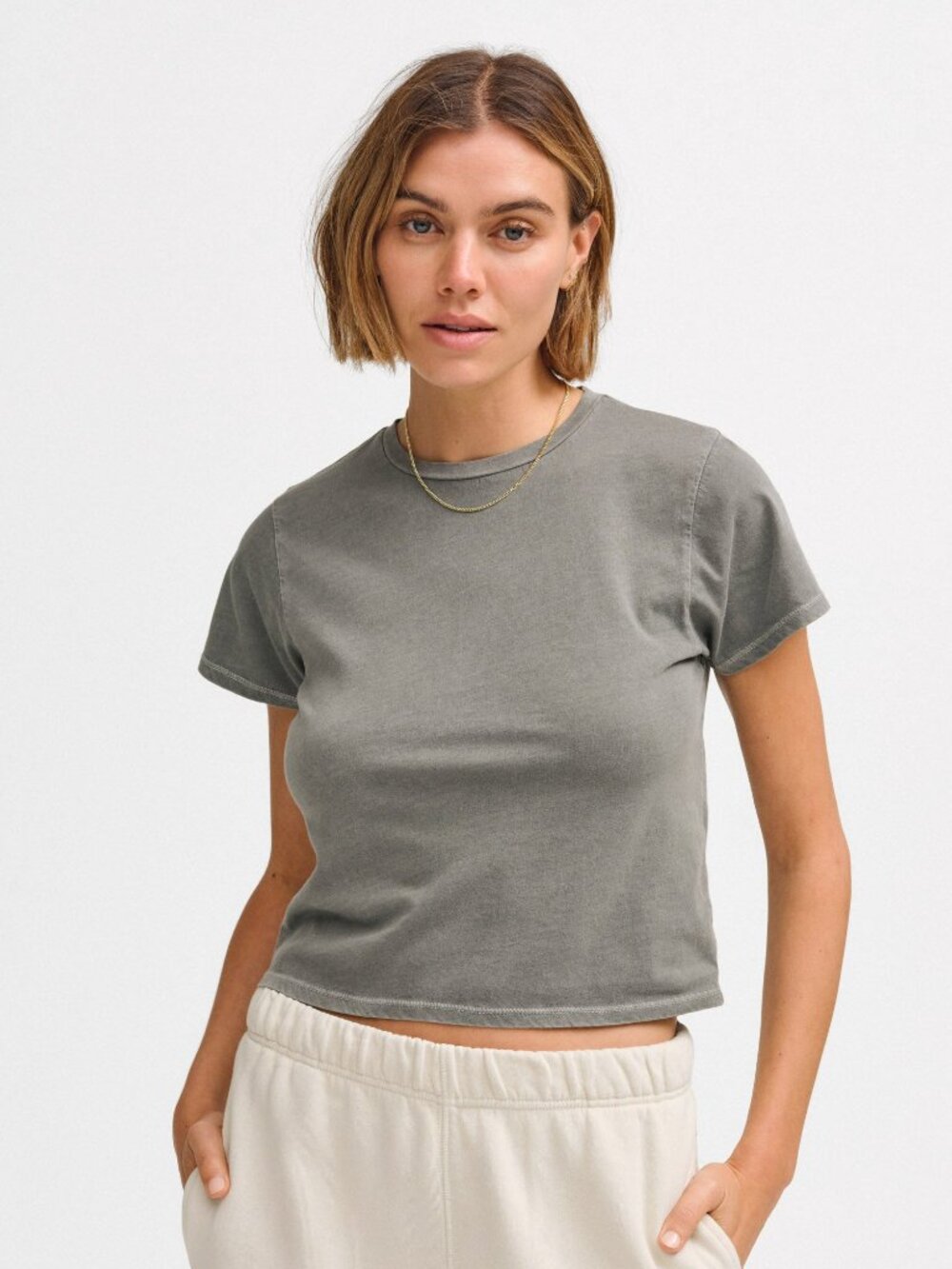 NWT Mate the Label Organic Cotton Shrunken Tee, Size Small - Picture 4 of 9
